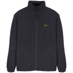 Monster Fleecejacke – grüne Stickerei
