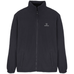 Identity Fleecejacke – weiße Stickerei