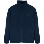 Power Fleecejacke – rote Stickerei