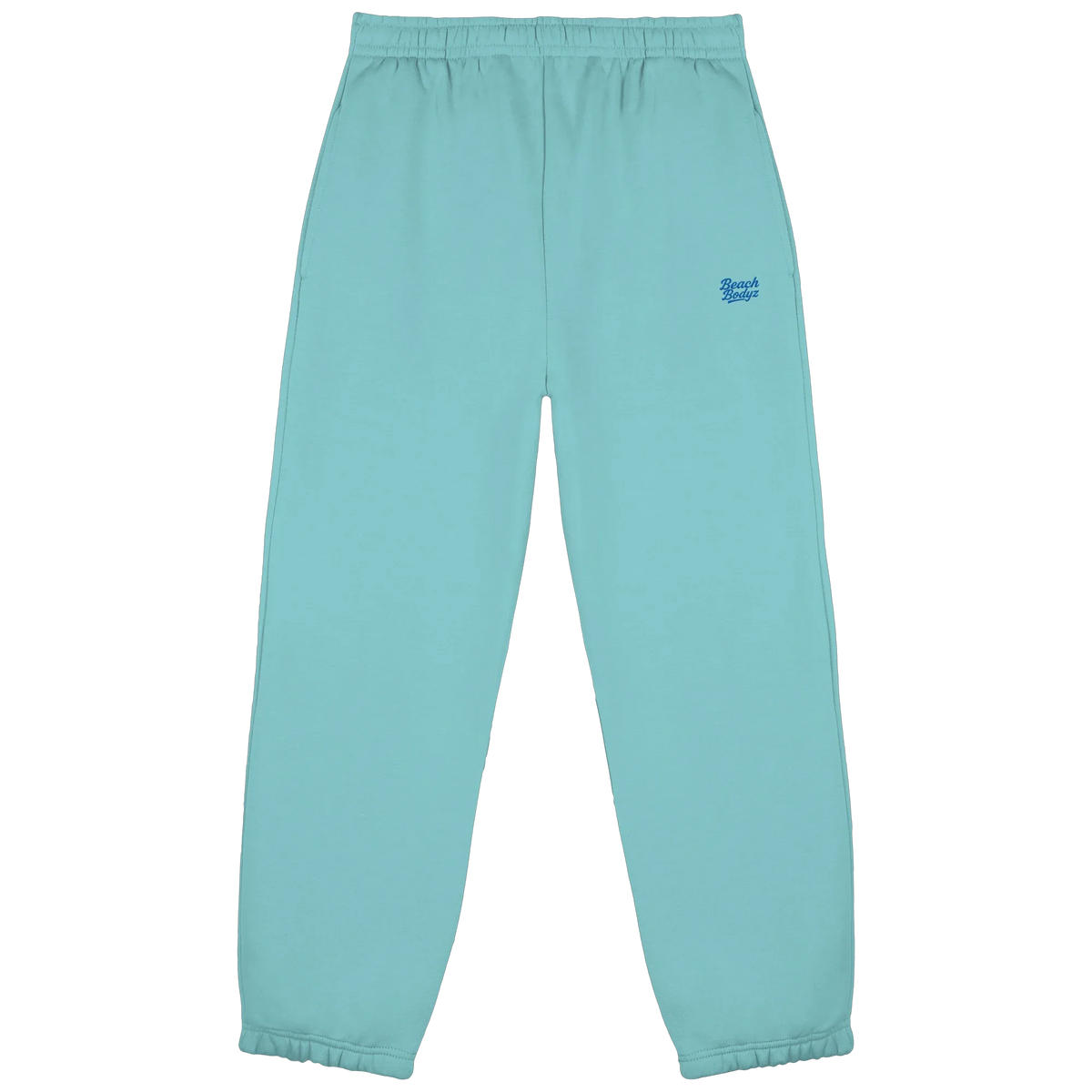 Motion Fluffy Jogginghose – blaue Stickerei