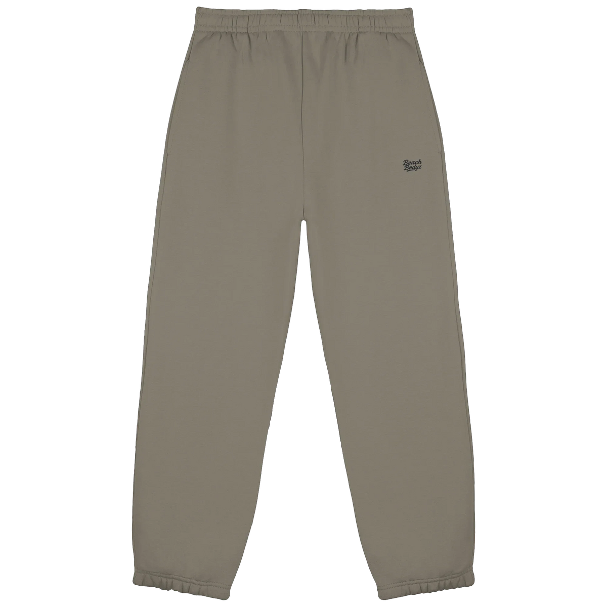 Form Fluffy Jogginghose – schwarze Stickerei
