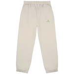 Core Fluffy Jogginghose – grüne Stickerei
