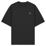 Identity Oversize T-Shirt 200 g/m² – Bio-Baumwolle, weiße Stickerei