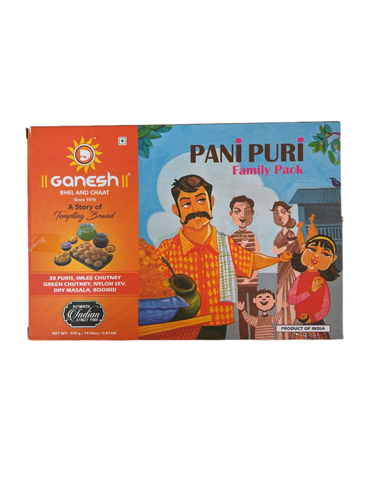 Ganesh Bhel Pani Puri Family pack 370g - Namma Markt