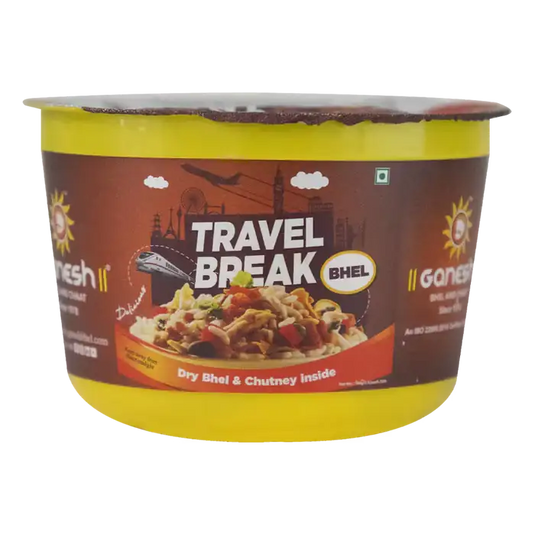 Ganesh Bhel Travel Pack ( Dry Bhel & chutney inside) - Namma Markt
