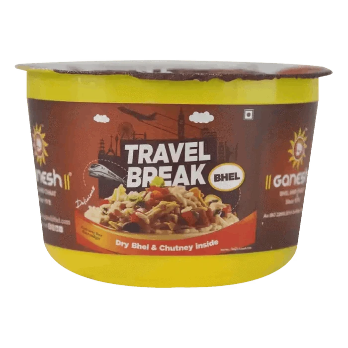 Ganesh Bhel Travel Pack ( Dry Bhel & chutney inside) - Namma Markt
