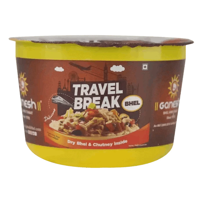 Ganesh Bhel Travel Pack ( Dry Bhel & chutney inside) - Namma Markt