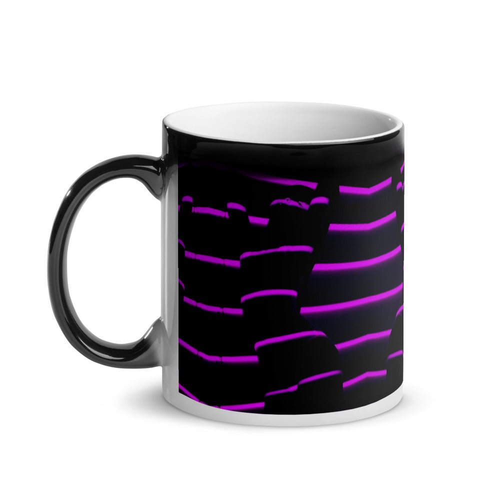 Purple Nightlife Thermo Tasse