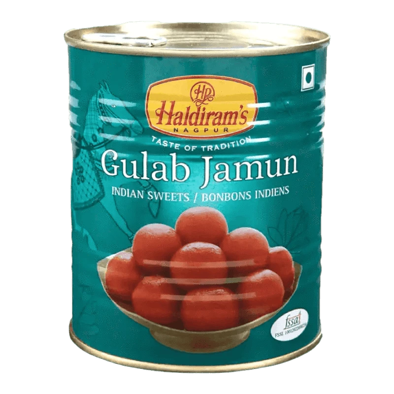 Haldiram’s Gulab Jamun 1kg Tin (Ready to Eat) - Namma Markt