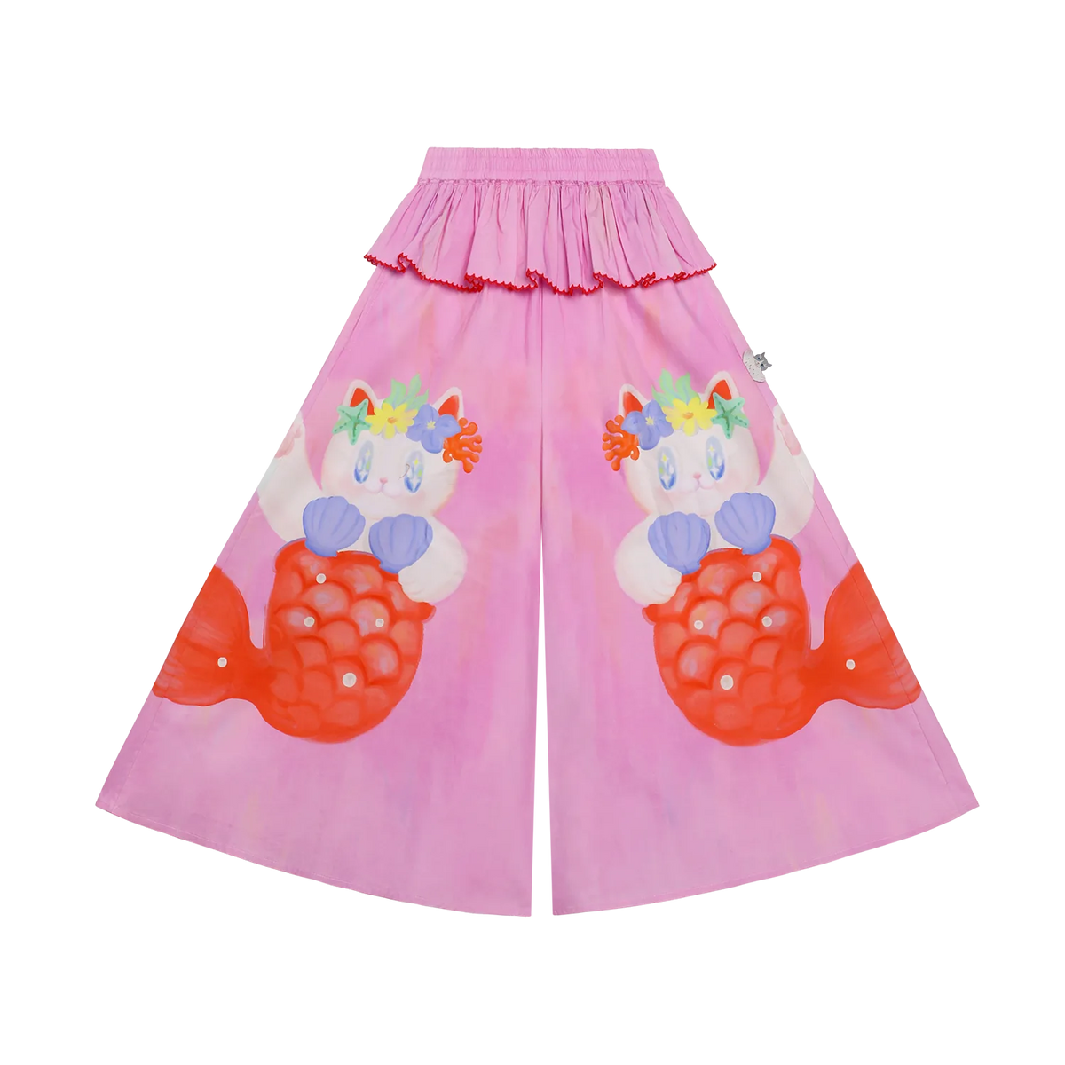Hawaiian Mermaid Cat Culotte