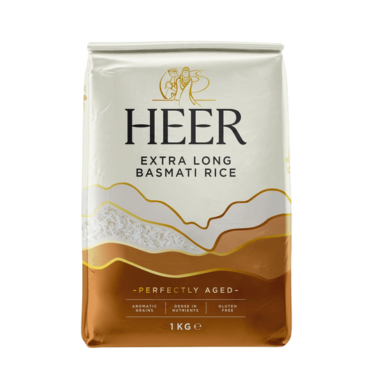 Heer Extra Long Grain Basmati 1kg - Namma Markt