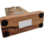 Holzschild MAMA Holztafel Geschenk Muttertag Mutter Schild Mangoholz Höhe 20 cm
