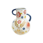 Vase CHARMING COTTAGE aus Steinzeug – handbemalt & floral | Tranquillo