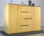 ARDEA Massivholz Schubladen Kommode aus Birke