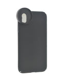 CPL Filter 37 mm Circular Polarizer Linse in Schwarz mit Hülle für iPhone XR | System-S
