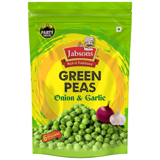 Jabsons Green Peas Onion & Garlic 140g - Namma Markt