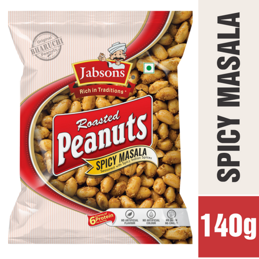 Jabsons Roasted peanut spicy masala 140g - Namma Markt