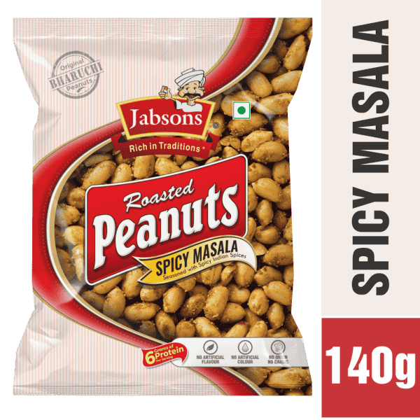 Jabsons Roasted peanut spicy masala 140g - Namma Markt