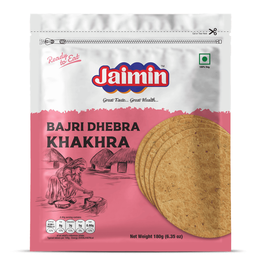 Jaimin Bajri Dhebra Khakhra 200g - Namma Markt