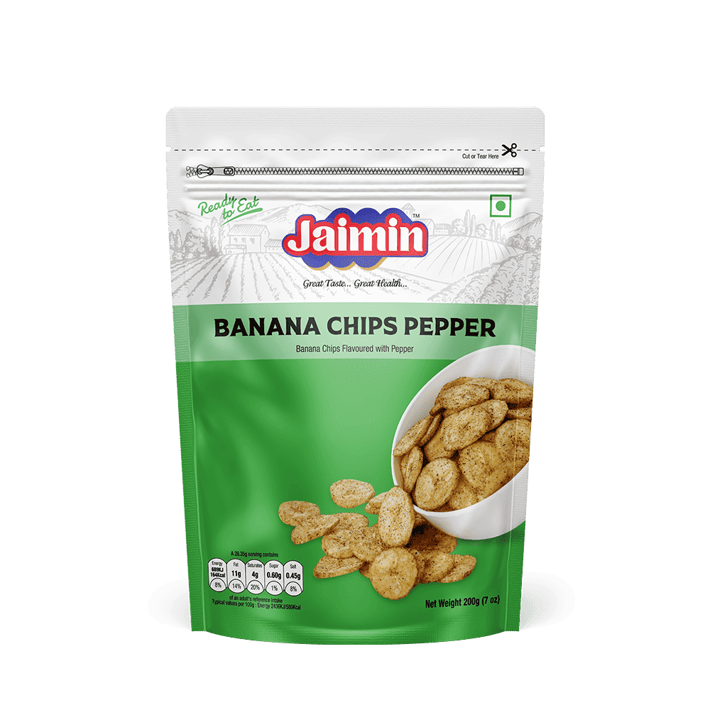 Jaimin Pepper Banana Chips 175g - Namma Markt