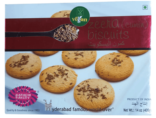 Karachi Bakery Vegan zeera biscuit 400g - Namma Markt