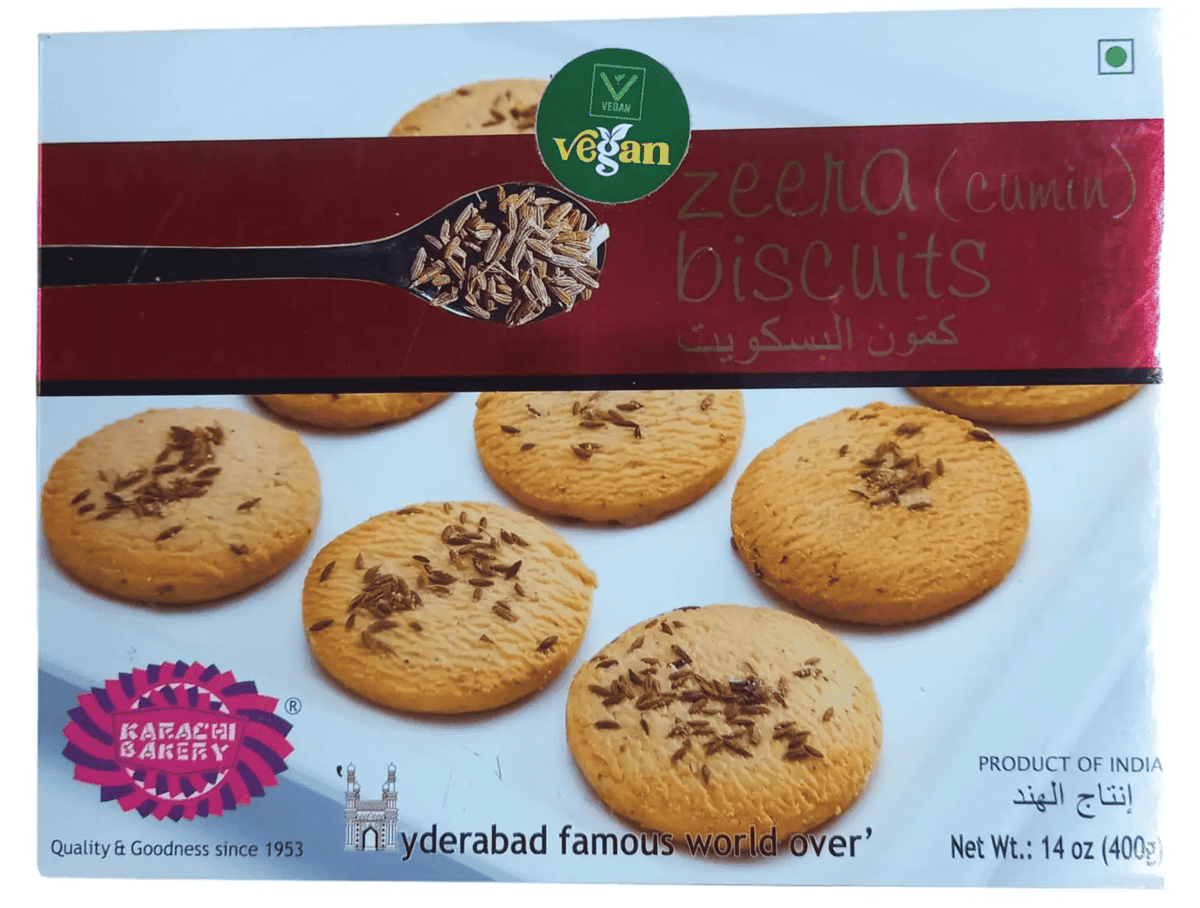 Karachi Bakery Vegan zeera biscuit 400g - Namma Markt