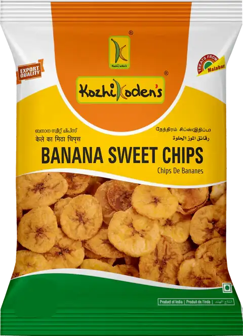 Kozhikodens Banana Sweet Ripe chips 200g - Namma Markt