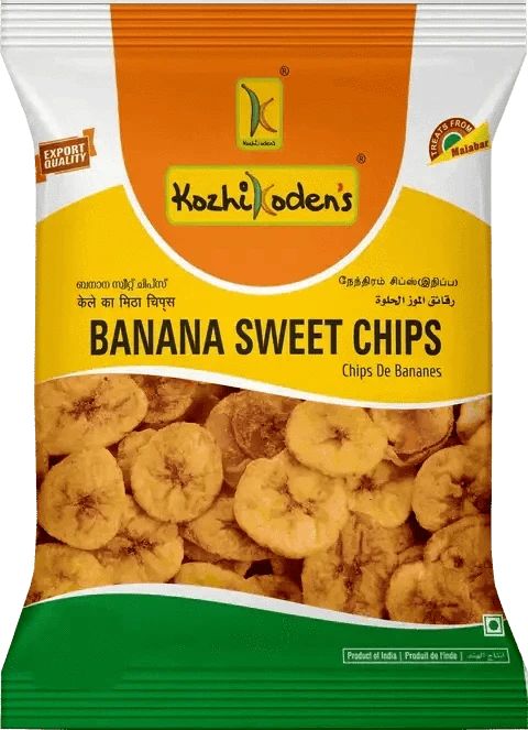 Kozhikodens Banana Sweet Ripe chips 200g - Namma Markt