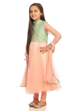 Peach Anarkali Suit-Set in Germany