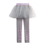 Ballet Tulle Layered Skirted Leggings