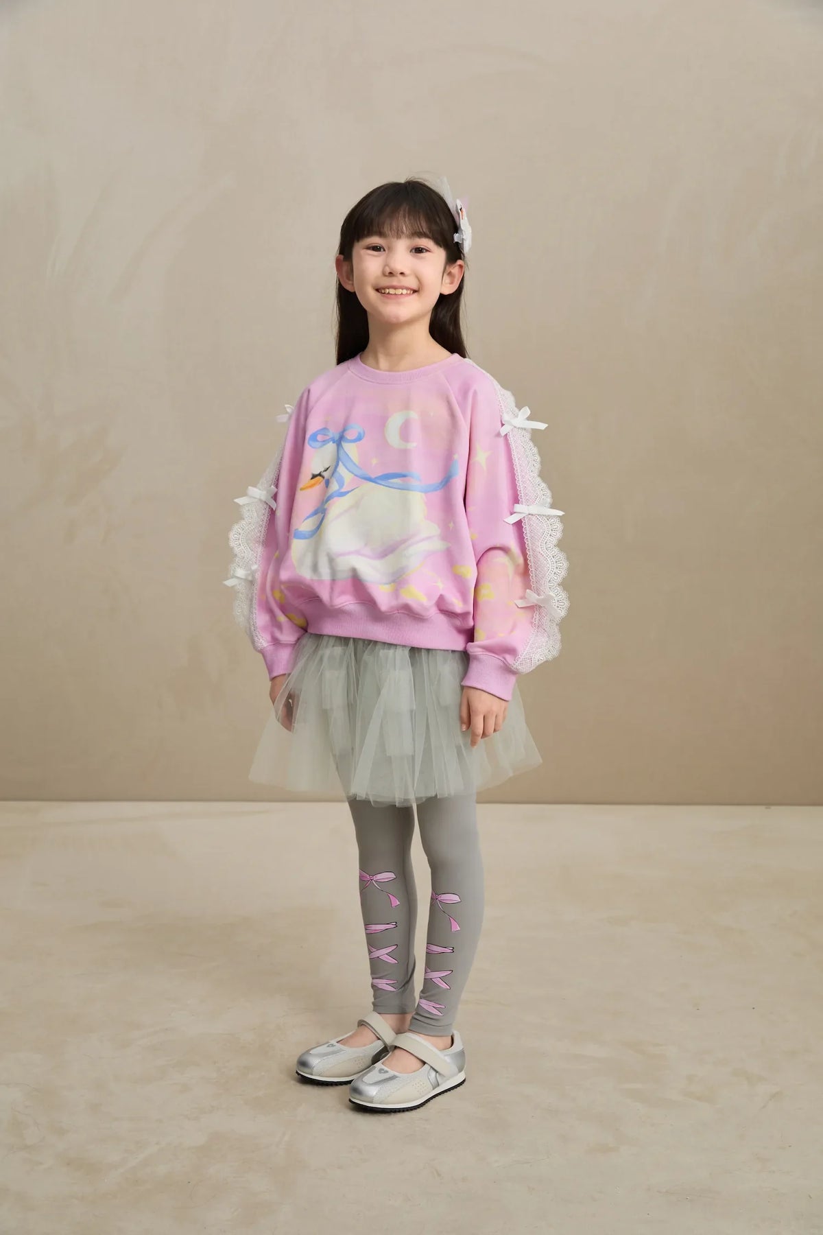 Ballet Tulle Layered Skirted Leggings