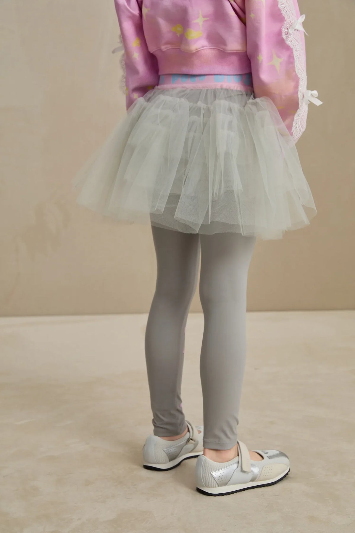 Ballet Tulle Layered Skirted Leggings