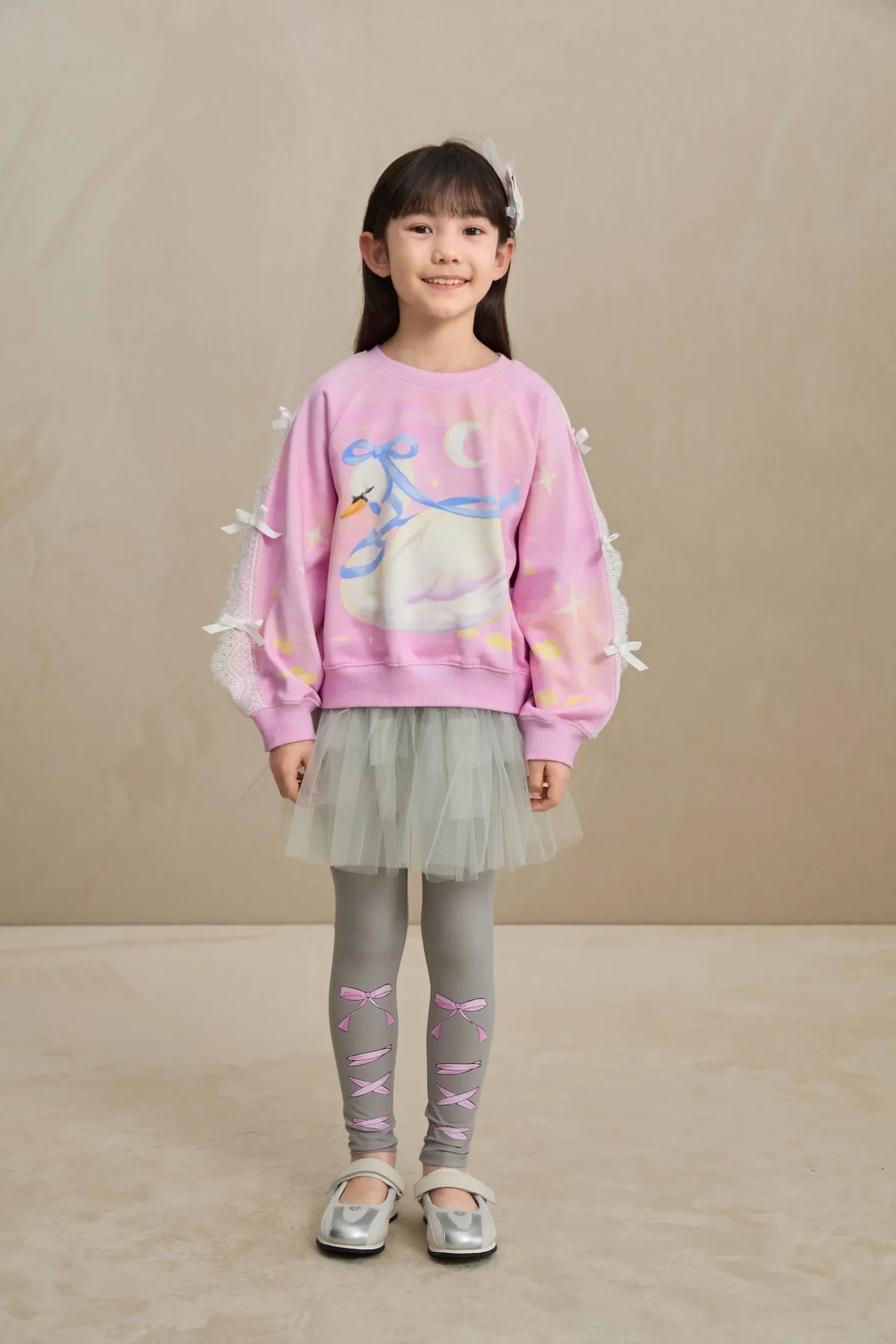 Ballet Tulle Layered Skirted Leggings