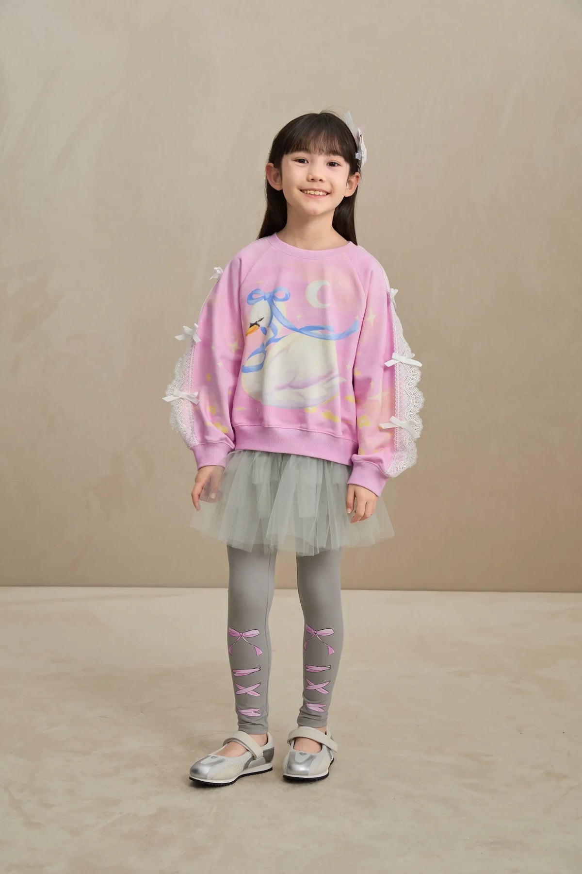 Ballet Tulle Layered Skirted Leggings
