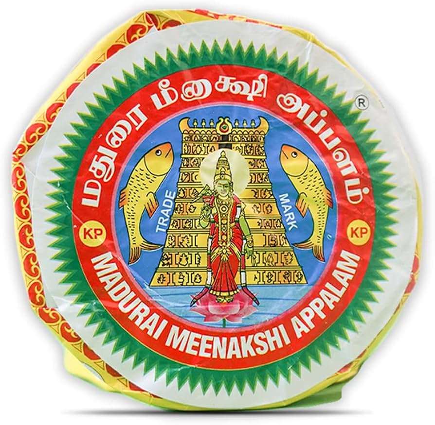 Madurai Meenakshi Amman Papad Appalam 200g - Namma Markt