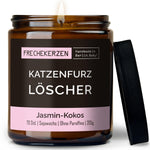 Kerze mit Spruch | katzenfurz löscher