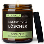 Kerze mit Spruch | katzenfurz löscher