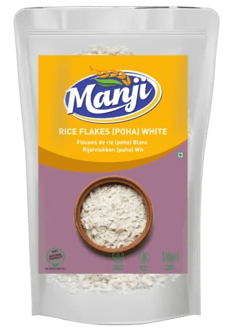 Manjii Rice Flakes Poha White medium 1kg
