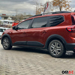 Türschutzleisten Seitenschutz für Dacia Jogger 2021-2027 ABS Schwarz 4tlg