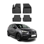 OMAC Gummi Fußmatten für Opel Grandland X 2017-2024 Premium Gummi Schwarz 4tlg