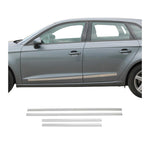 Türschutz Seitentürleiste für Fiat Grande Punto 2005-2012 Chrom Stahl Stahl 4x