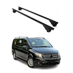 Dachträger Grundträger für Mercedes Vito W447 2014-2026 75kg Stahl Schwarz 2 tlg Namma Markt