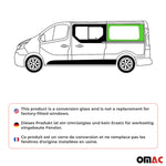 Seitenfenster Auto Fenster für Opel Vivaro A 2001-2014 Schiebetür Links L2