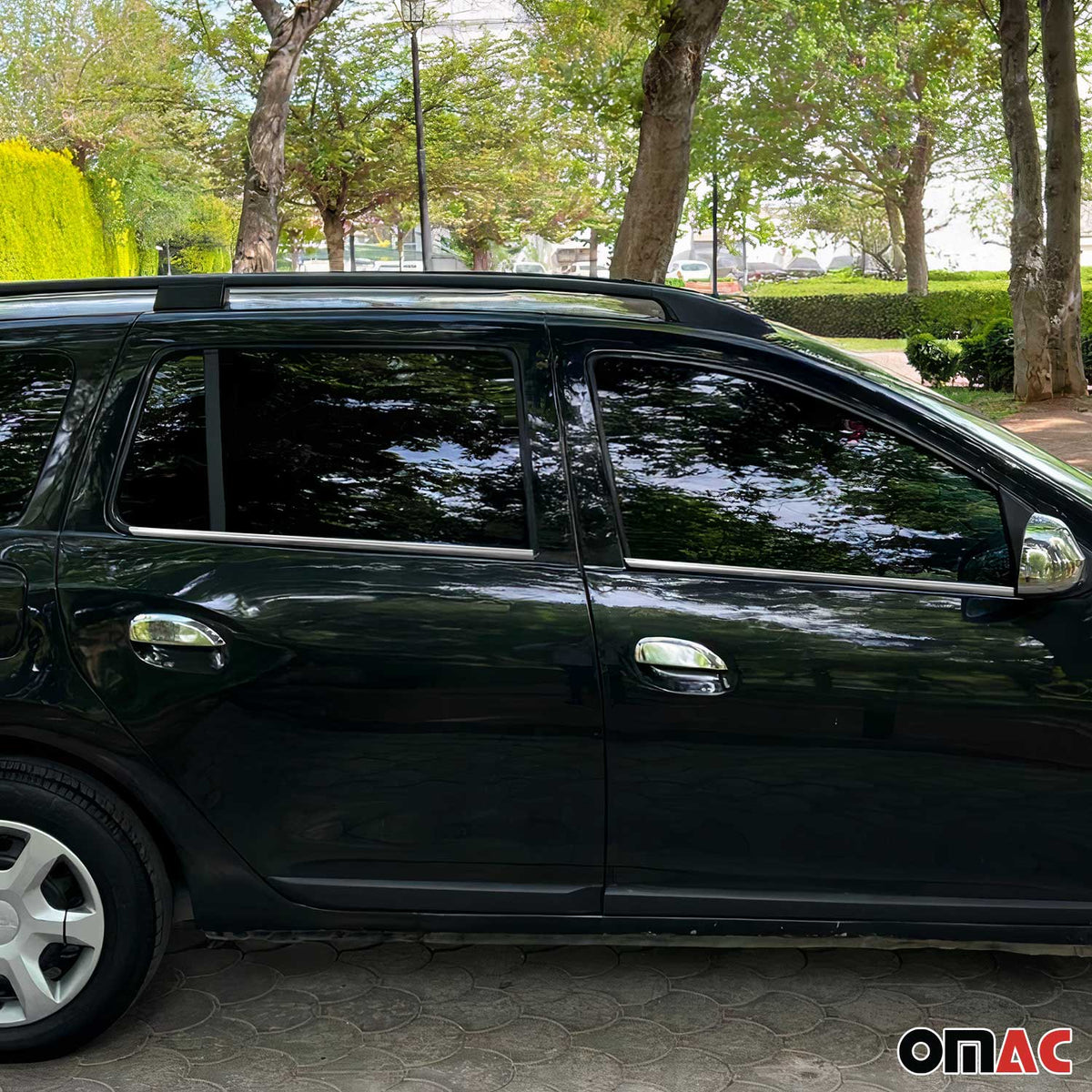 Fensterleisten Zierleisten für Dacia Logan MCV II 2013-2020 Edelstahl Chrom 4tlg