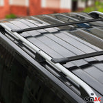 Dachträger Grundtäger für Honda CR-V mk1 1995-2001 75kg Aluminium Schwarz 2 tlg Namma Markt