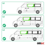 Seitenfenster Auto für Renault Master 2010-2024 Schiebetür Links L2 L3 L4 H2