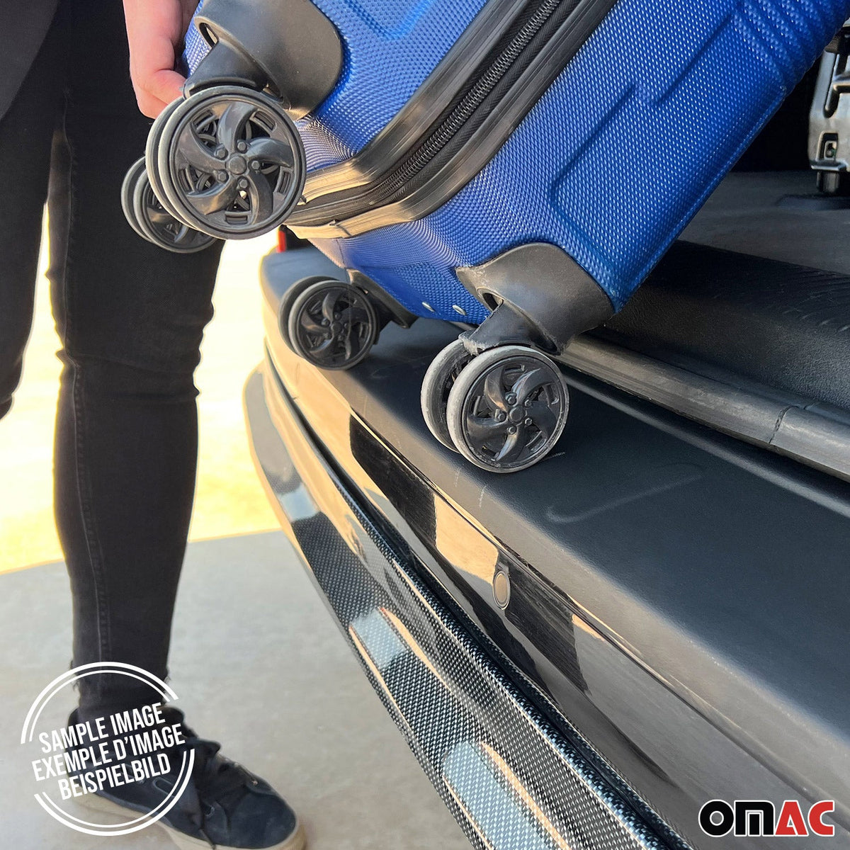 Ladekantenschutz für Renault Clio IV Schrägheck 2012-2019 Acryl matt schwarz