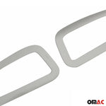 Blinkerrahmen Signalblende Seitenblinker für Opel Crossland X Edelstahl Chrom