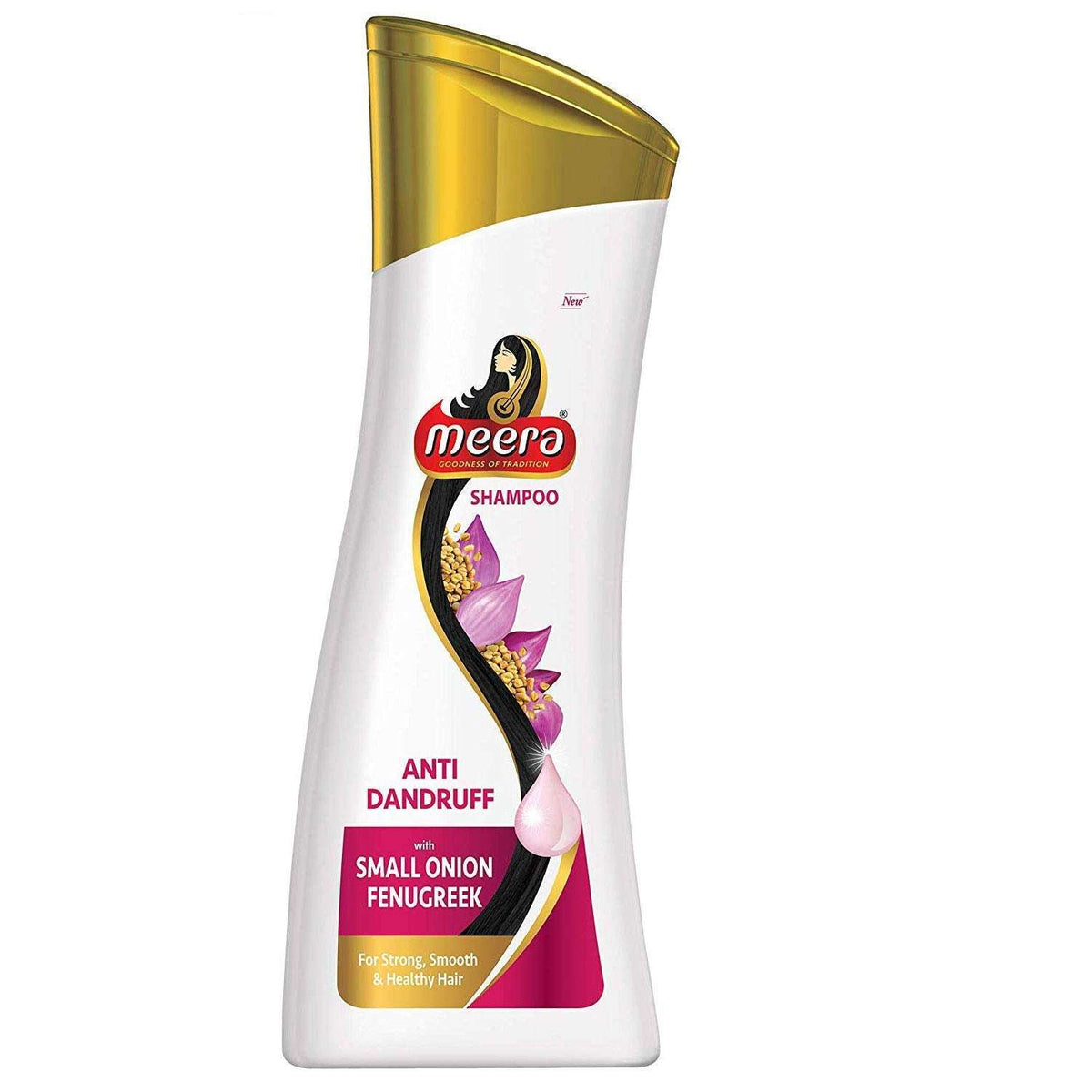 Meera Shampoo 180ml - Anti Dandruff with small onion fenugreek - Namma Markt