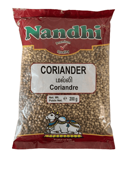 Nandhi Coriander / Dhania Whole 200g - Namma Markt